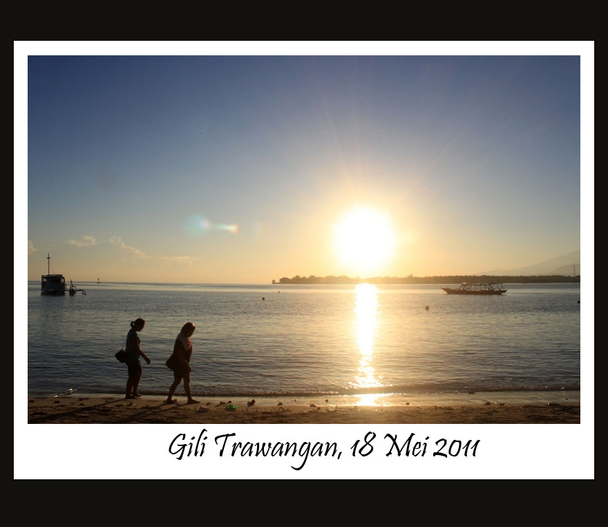 Sunrise di Gili Trawangan