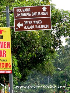 plang wisata Baturraden