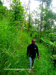 kondisi jalan menuju ke curug ketujuh 