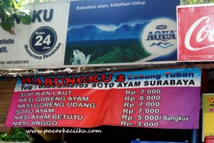 Nasi Jinggo Bali di Jalan Raya Tuban