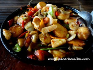 Hot Plate Tofu Seafood