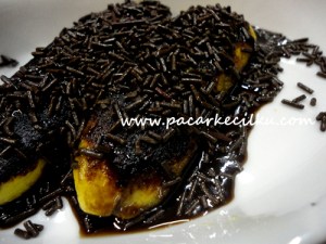 pisang bakar ala milky milk