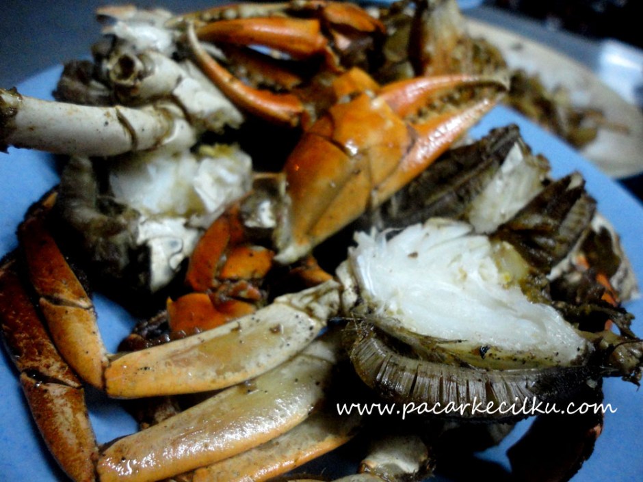 Kepiting goreng ala Warung Santai