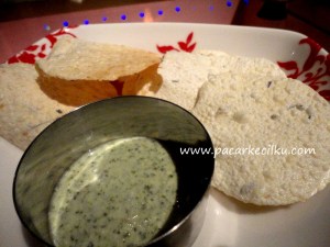 makanan selamat datang ala Sangam Resto