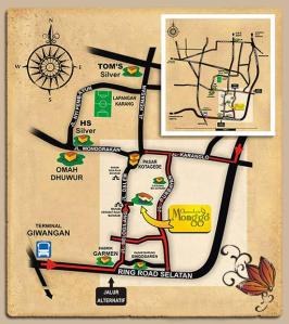 map alamat Coklat Monggo Kotagede Jogja