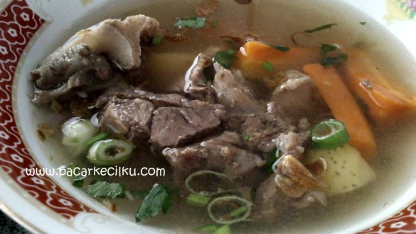 Sop Buntut ala Rumah Makan Pring Gading